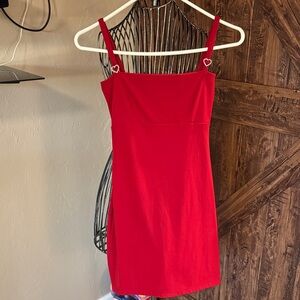 Chic Scarlet Mini Dress by High Maintenance Small